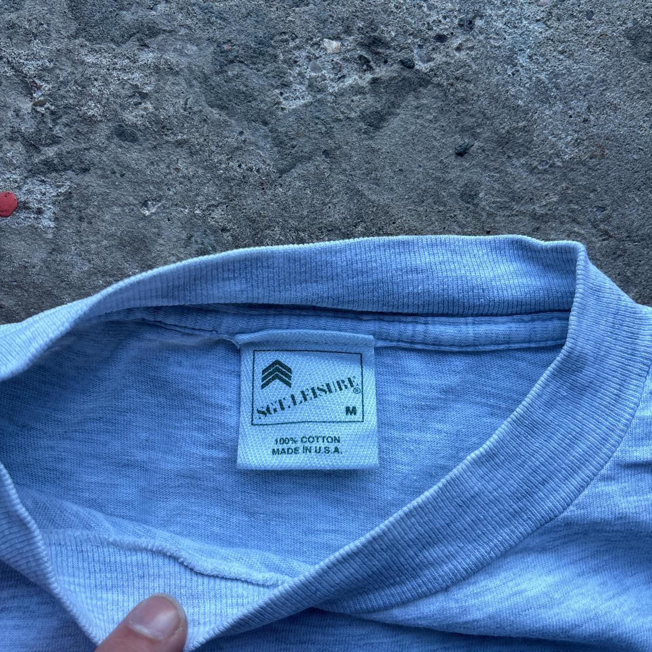 Vintage Grey graphic tee with golf print -  M