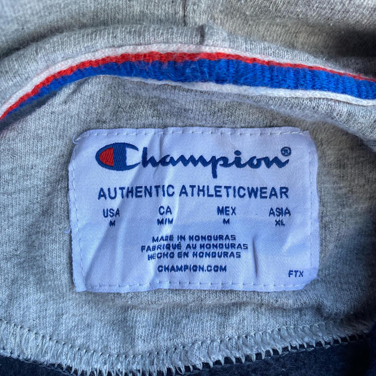 Navy Champion Logo Hoodie - M