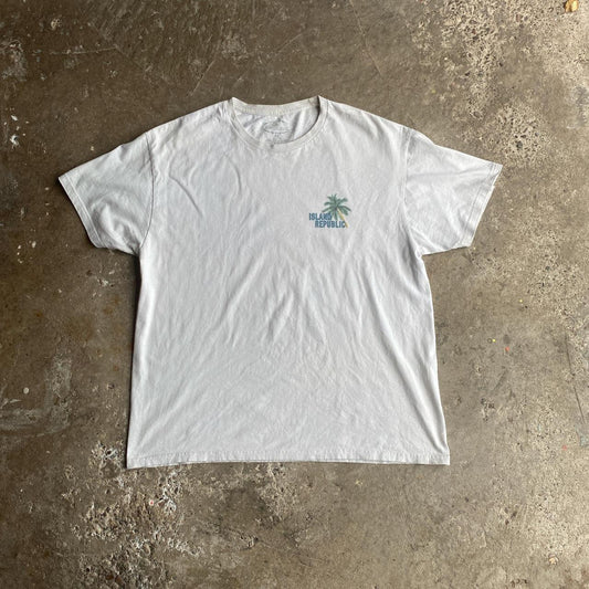 Off White Island Republic Graphic T-Shirt