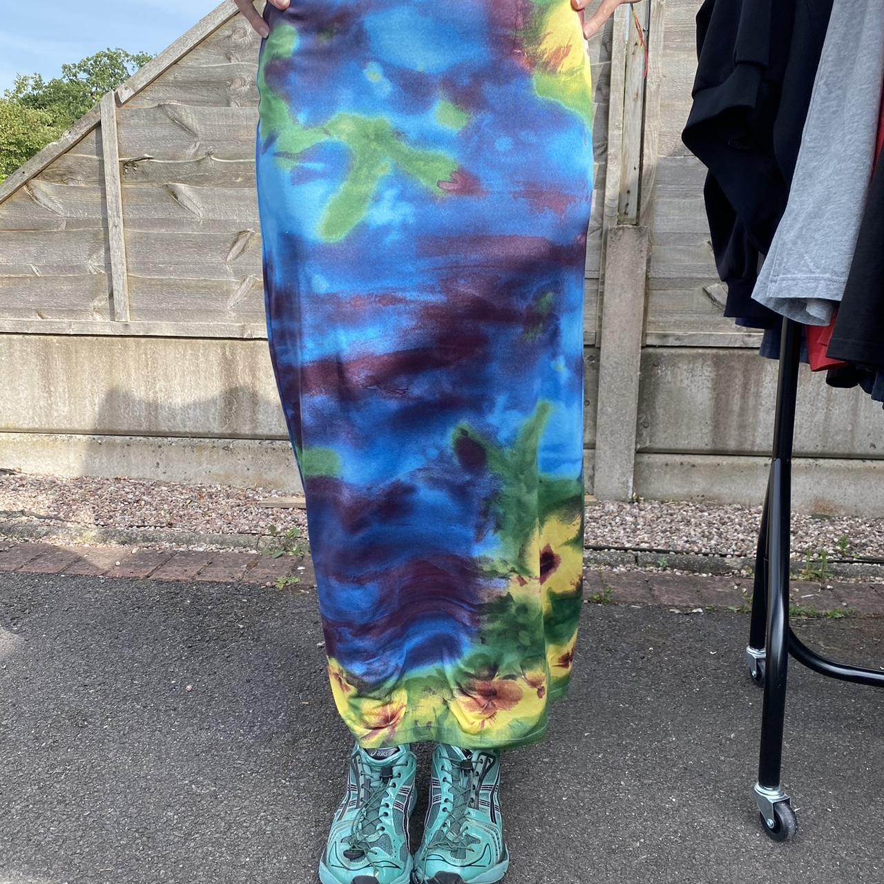 Colourful Patterned Maxi Skirt