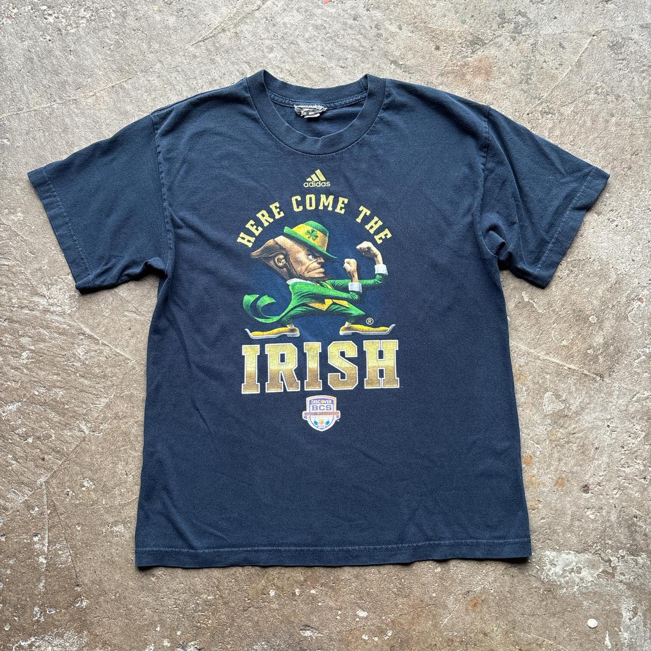 Navy Fighting Irish Adidas graphic tee - M