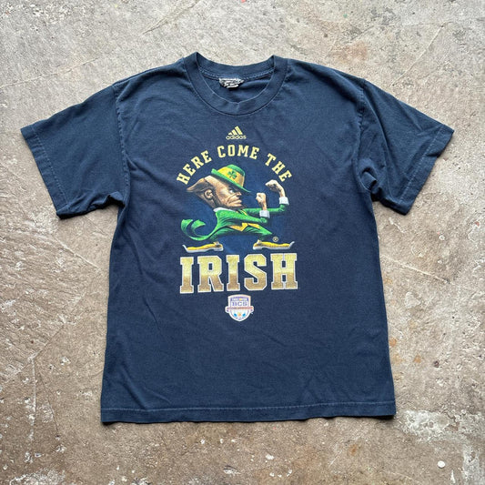Navy Fighting Irish Adidas graphic tee - M