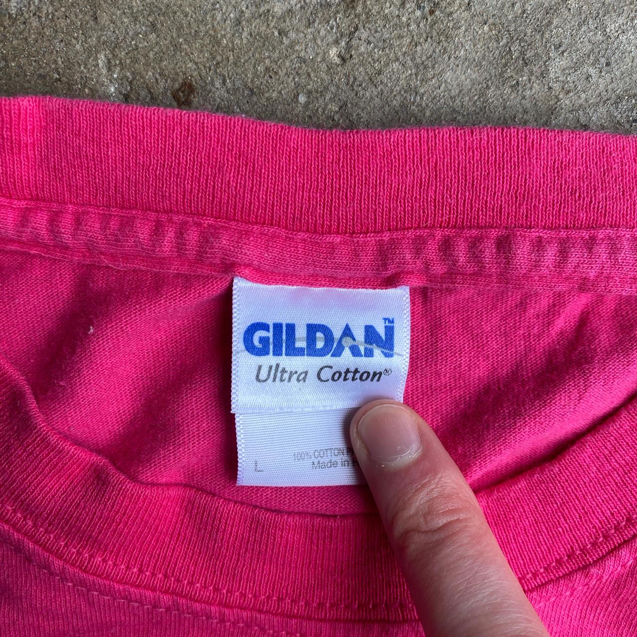 Pink Gildan ‘AJs’ Bar T-Shirt