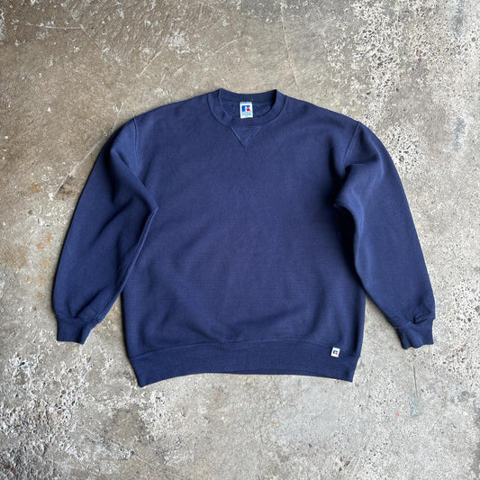 Navy Blue Russell Athletic Crewneck Sweatshirt - XL
