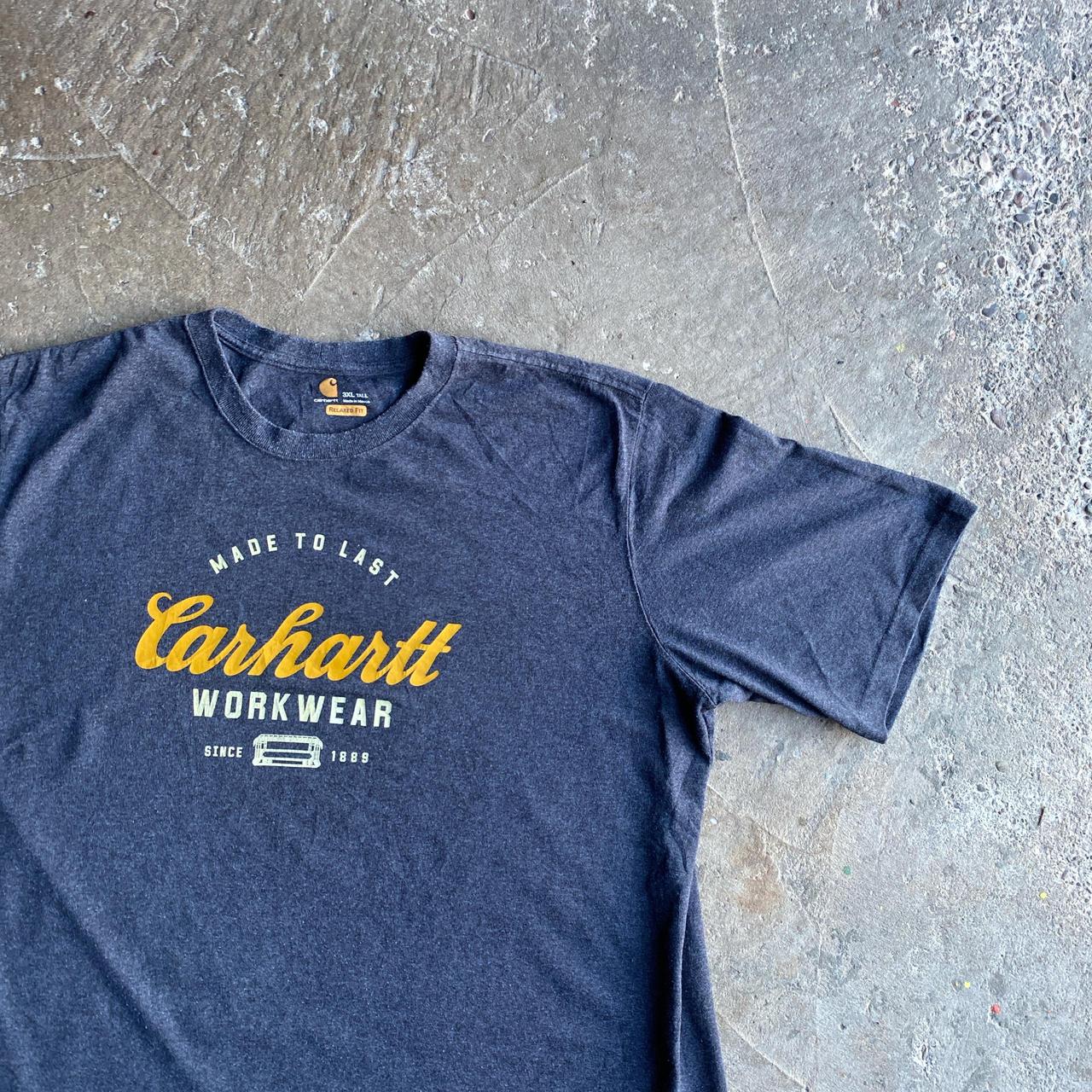 Grey Carhartt Graphic T-Shirt - 3XL