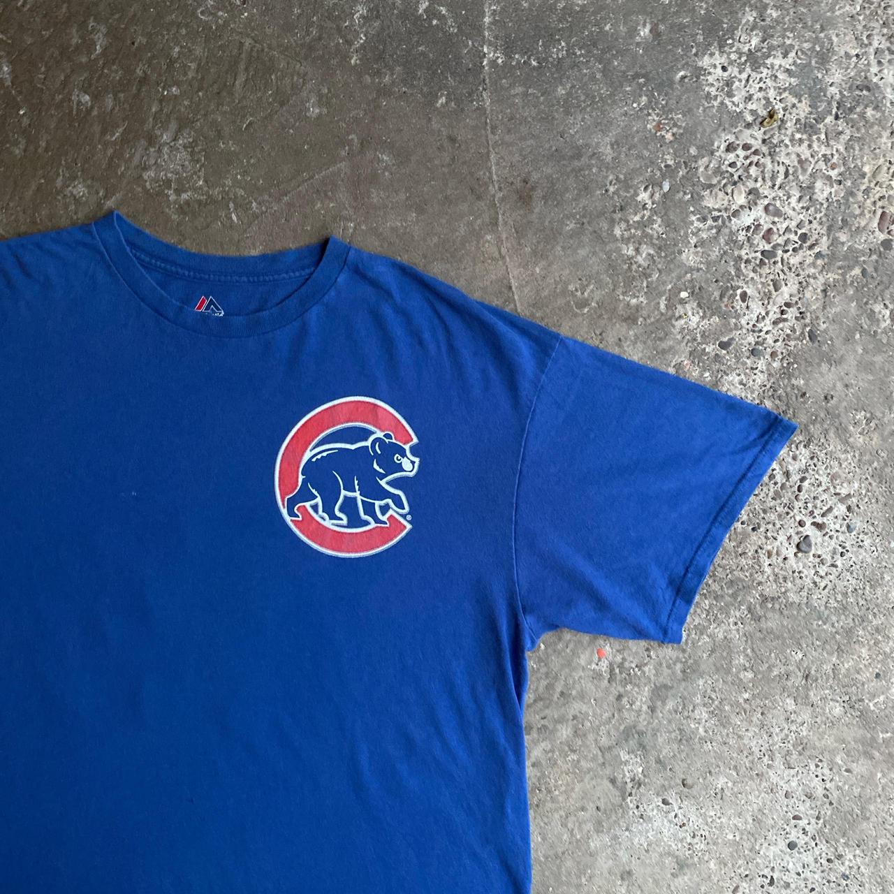 Blue Chicago Cubs Graphic MLB T-Shirt - XL