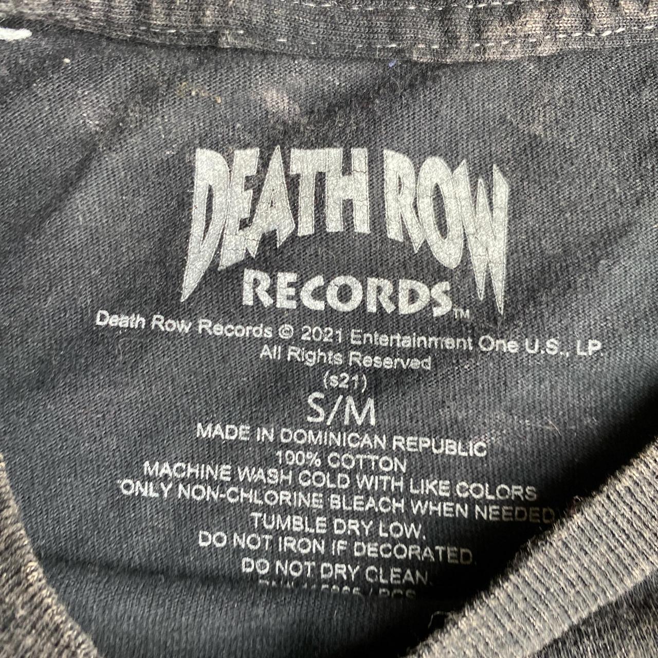 Black Tie Dye Death Row Records T-Shirt - M