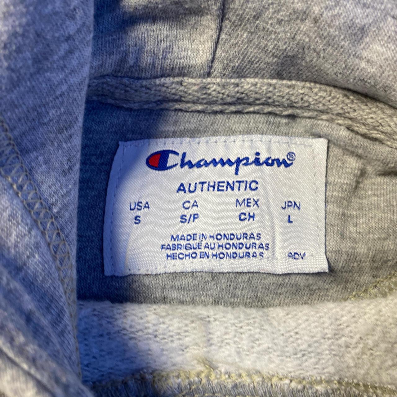 Classic Grey Champion Hoodie - S