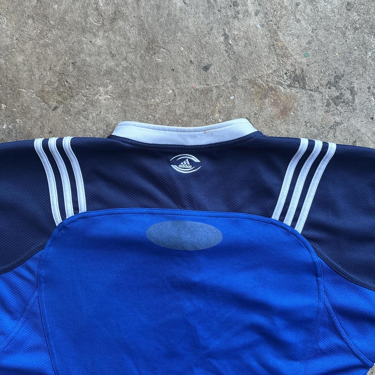 2007/2008 Adidas Auckland Blues Rugby Union Shirt (missing Ford sponsor)