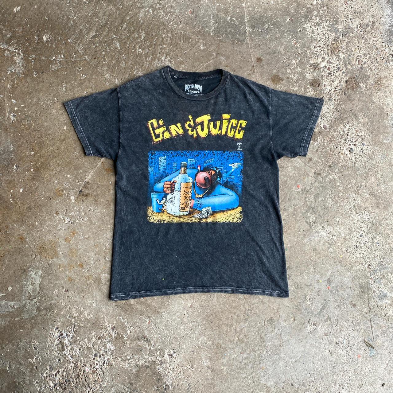 Black Tie Dye Death Row Records T-Shirt - M