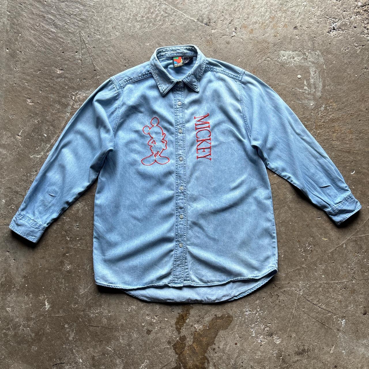 Vintage Mickey Unlimited denim shirt - M