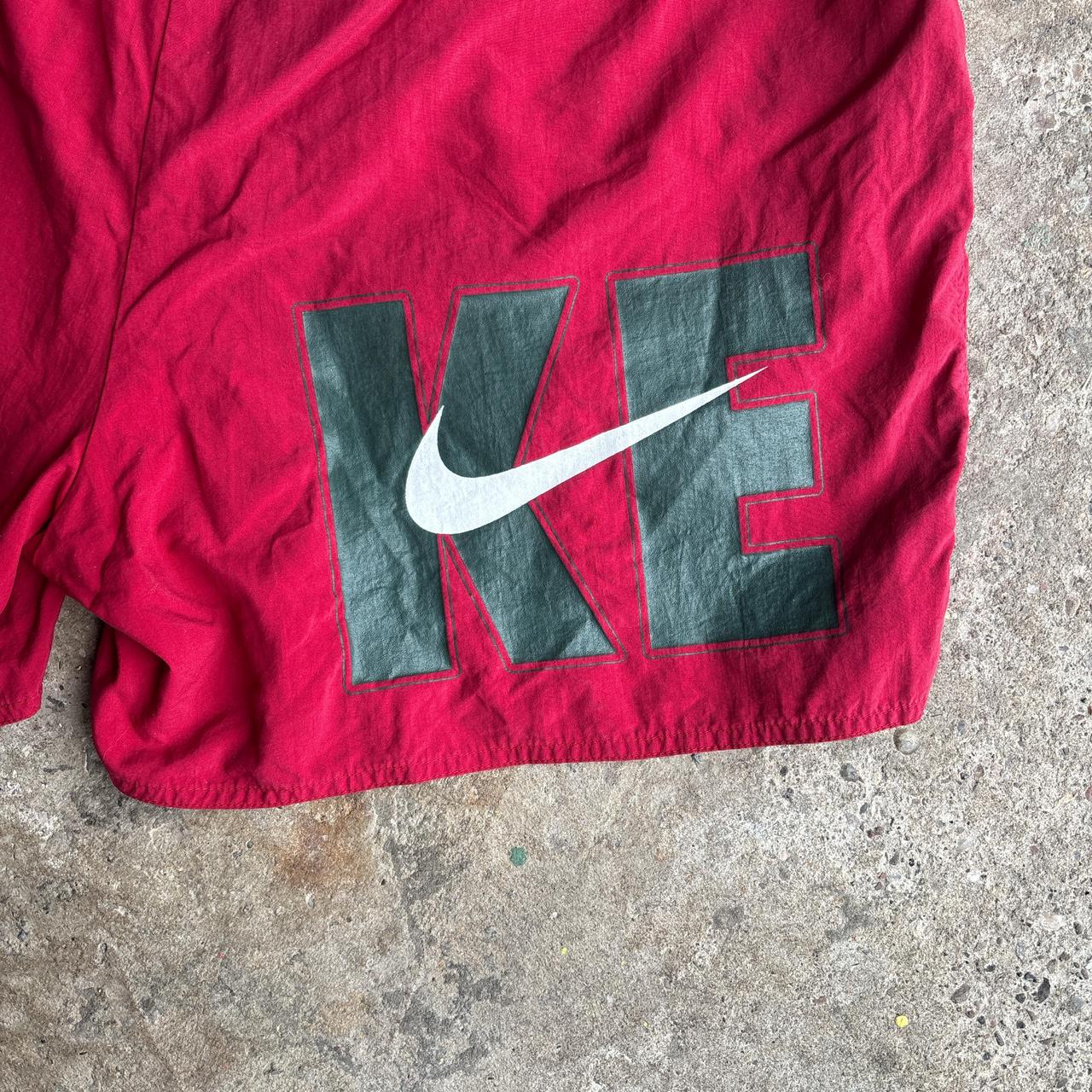 Red Nike Vintage Sportswear/Swimming Shorts