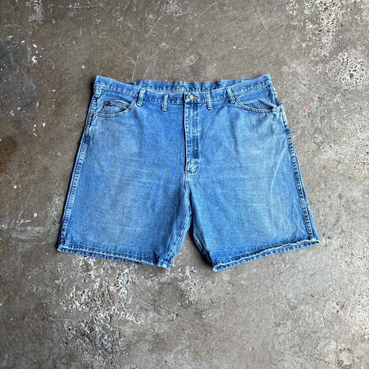 Blue Denim Wrangler Jean Shorts