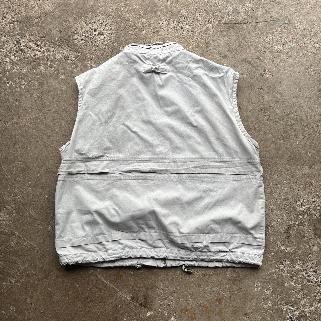 Vintage Cream utility vest - L