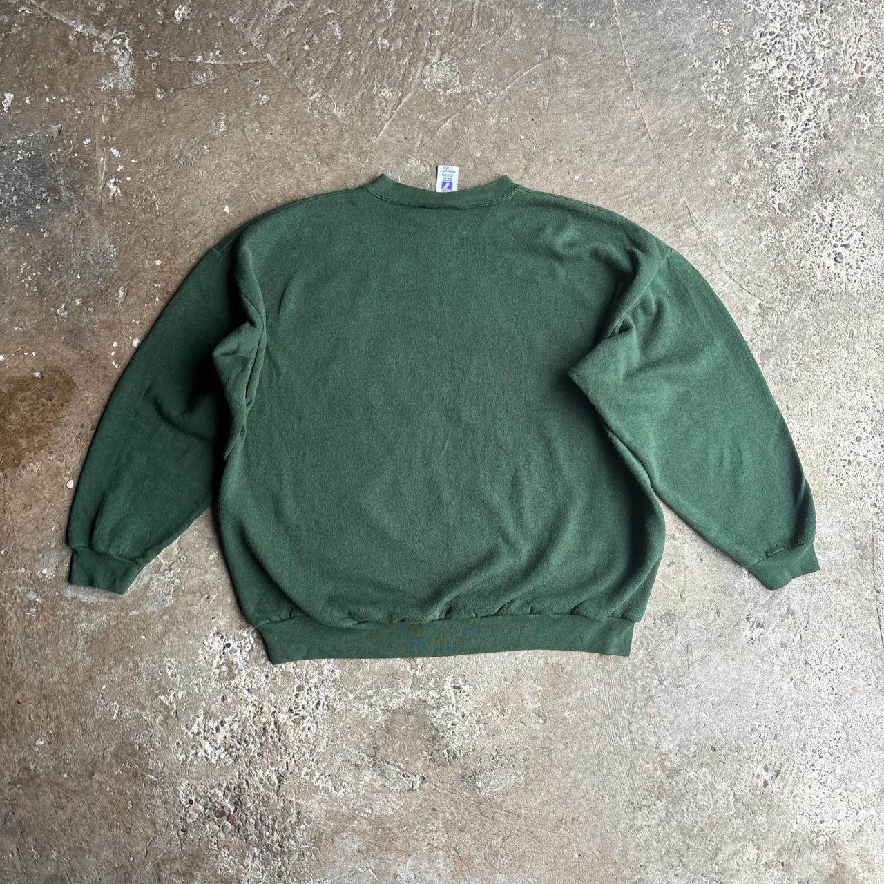 90s Green Bay Packers Graphic Crewneck Sweatshirt - XL