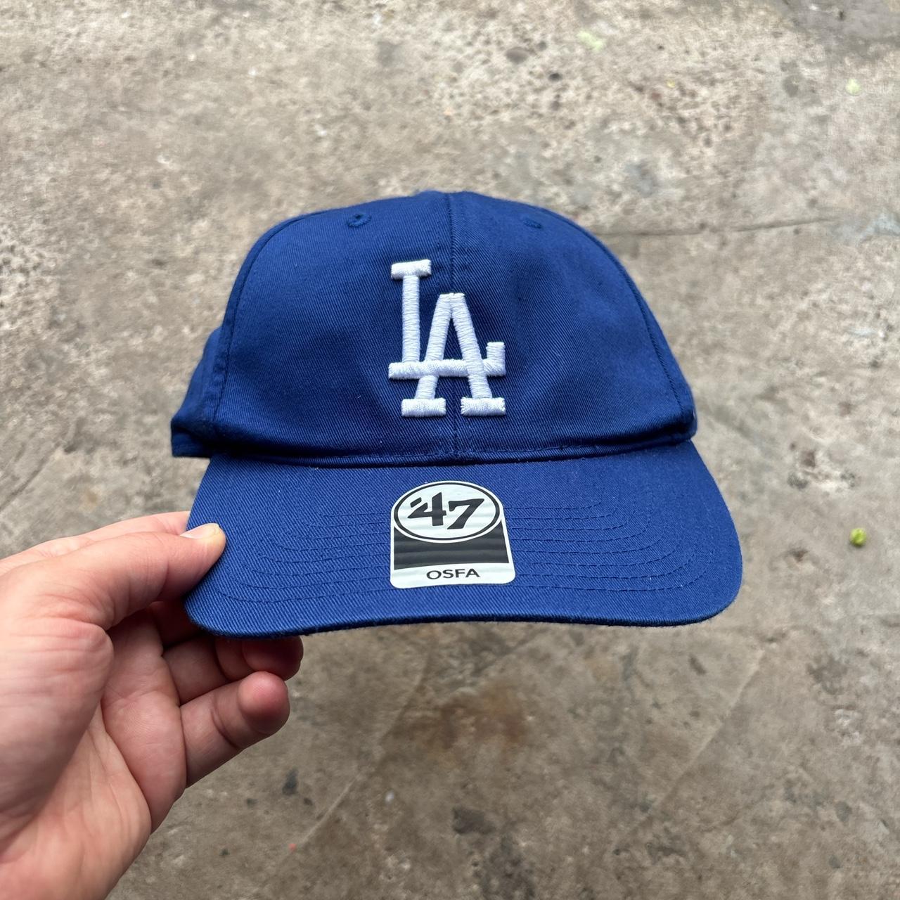 Blue and white LA Dodgers 47 MLB cap