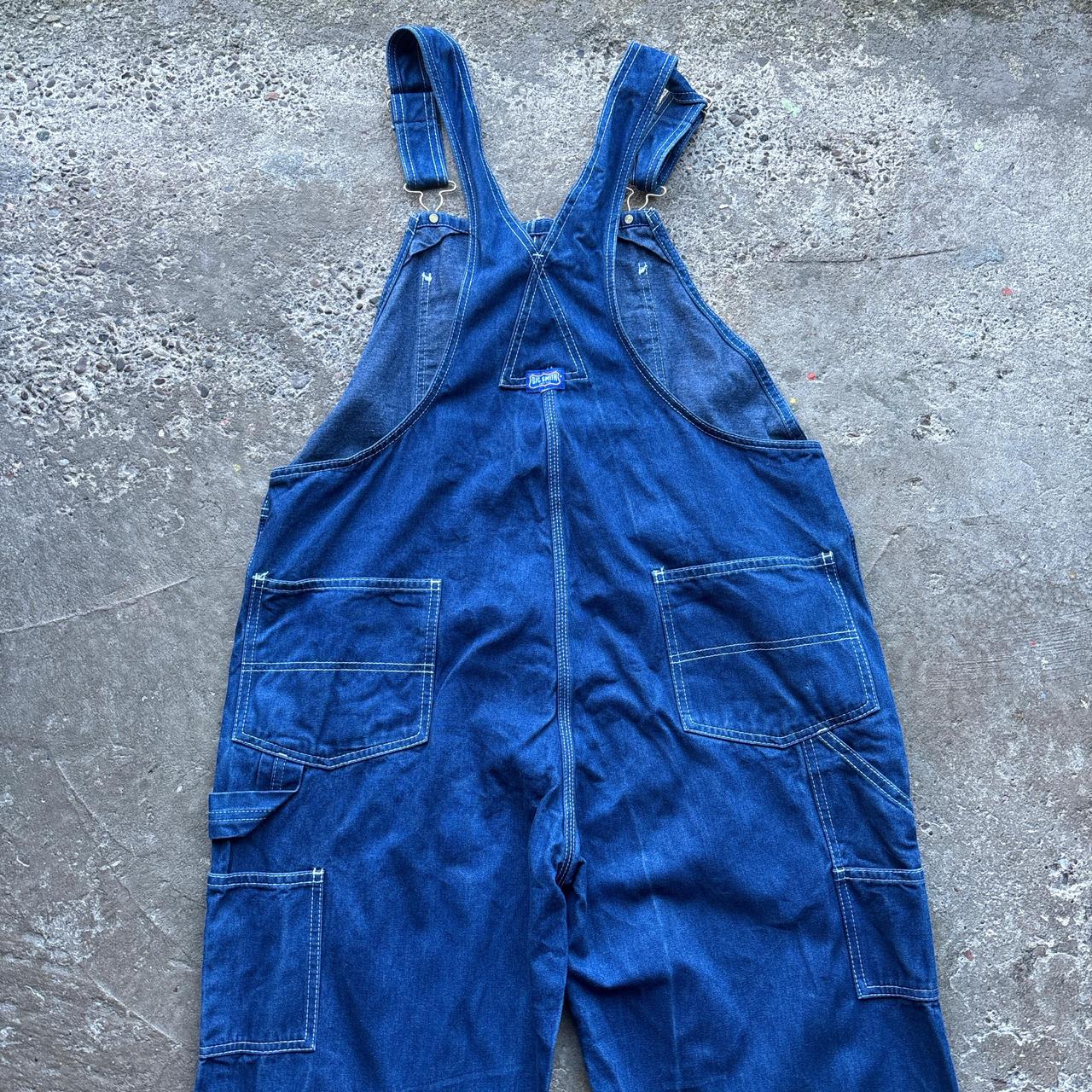 Blue Big Smith Dungarees - W40