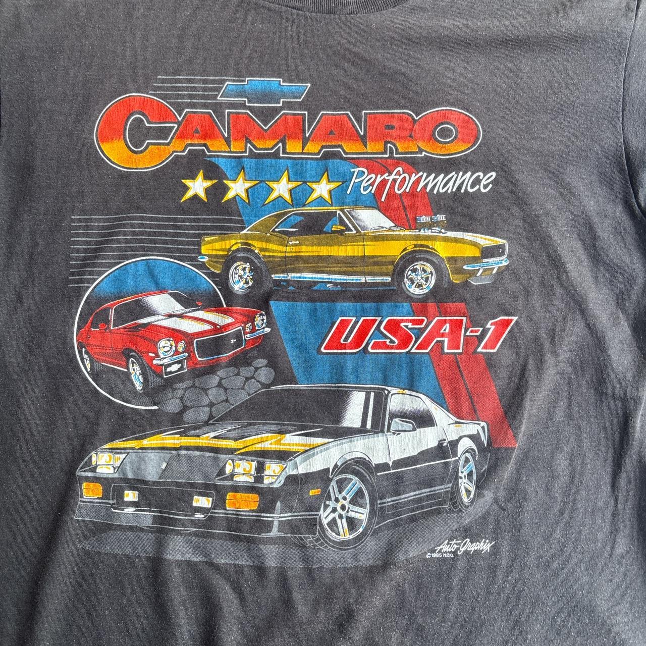 Black Vintage Single Stitch ‘Camaro’ Graphic T-Shirt