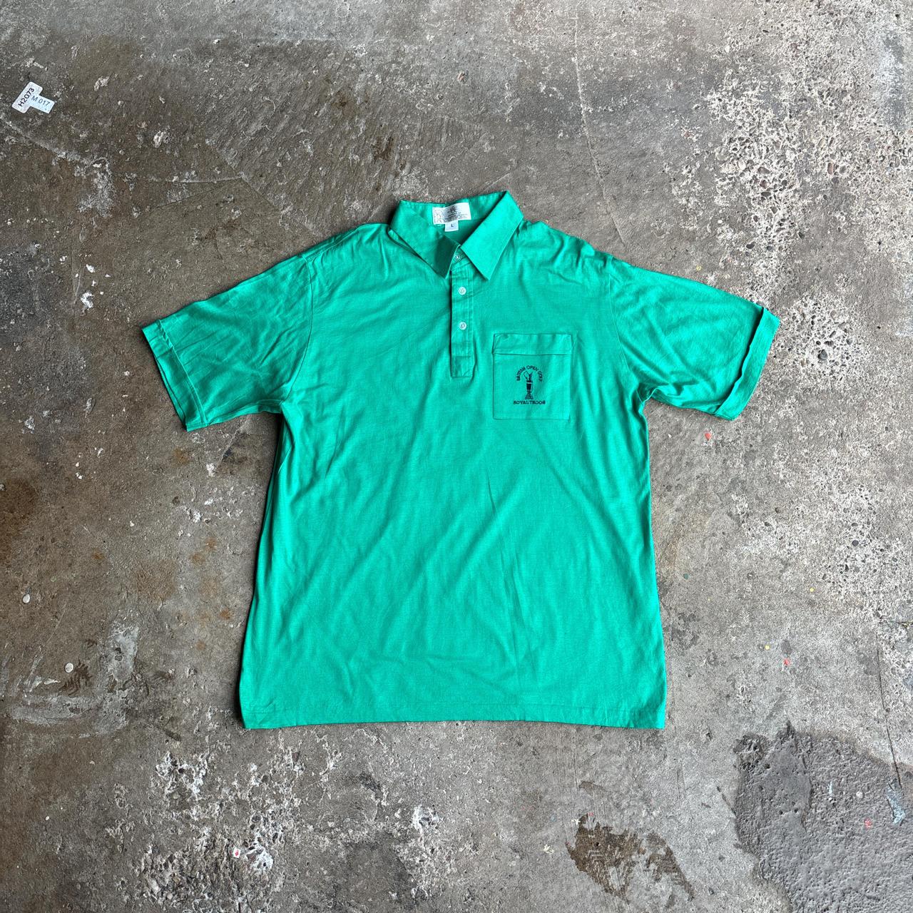 Green ‘British Open Golf’ 1997 Royal Troon Polo Shirt