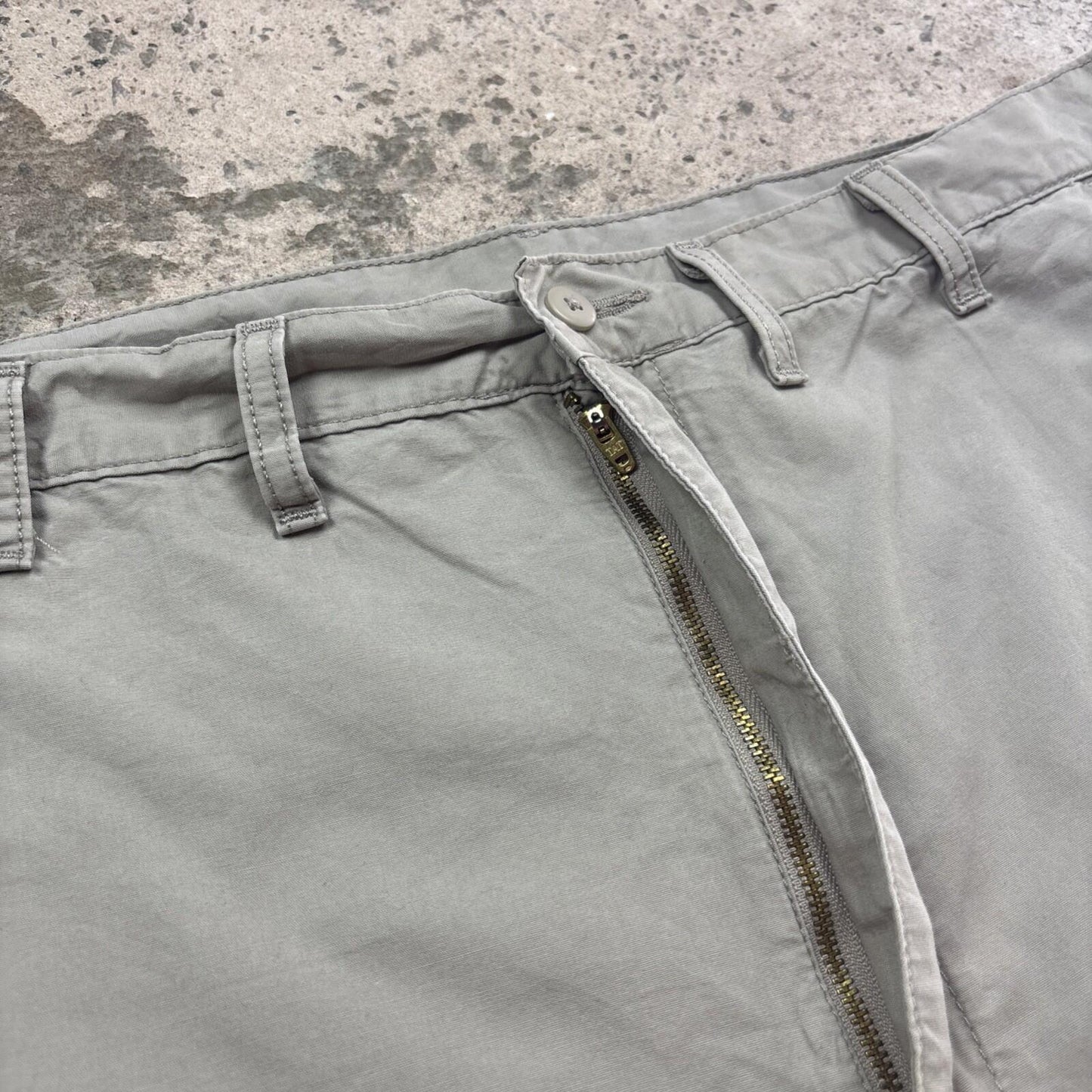 Khaki Green Wrangler Cargo Shorts | W46"