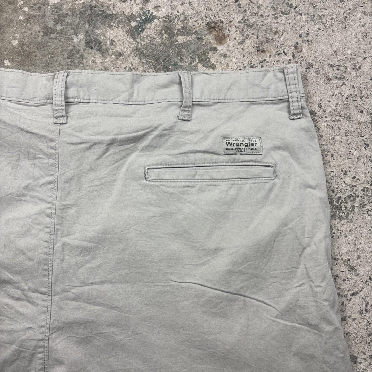 Beige Wrangler Cotton Chino Shorts | W42