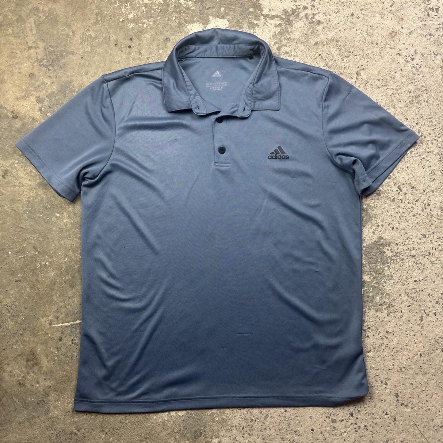 Blue Adidas Golf Men’s Polo Shirt | L