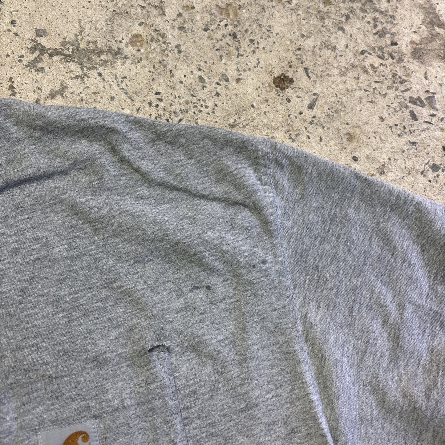 Vintage Grey Carhartt Button-up Men’s T-shirt | Size XL