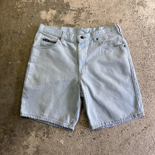 Light Blue Lee Denim Jean Shorts w/ Relaxed fit | W36