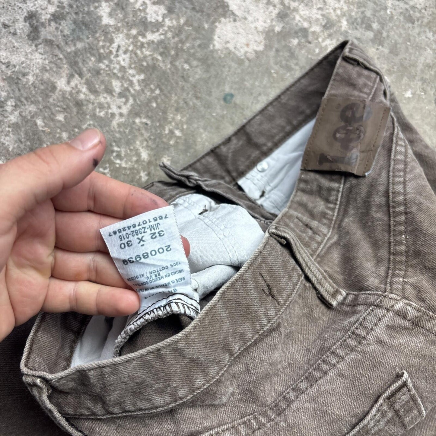 Brown Lee Cut Men’s Off Shorts Jorts | W32