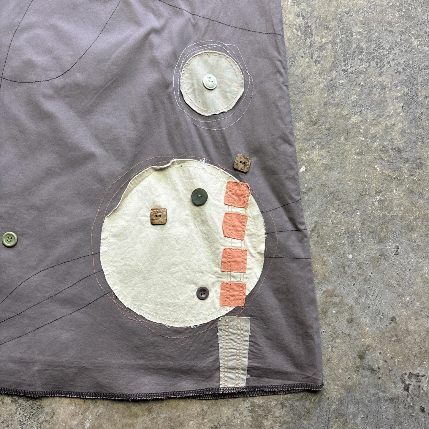 Y2K Style White Stuff Brown Skirt - Size 16
