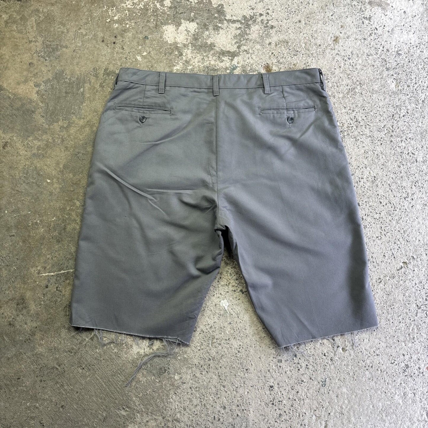 Grey Lee Cut Off Chino Shorts | W40"