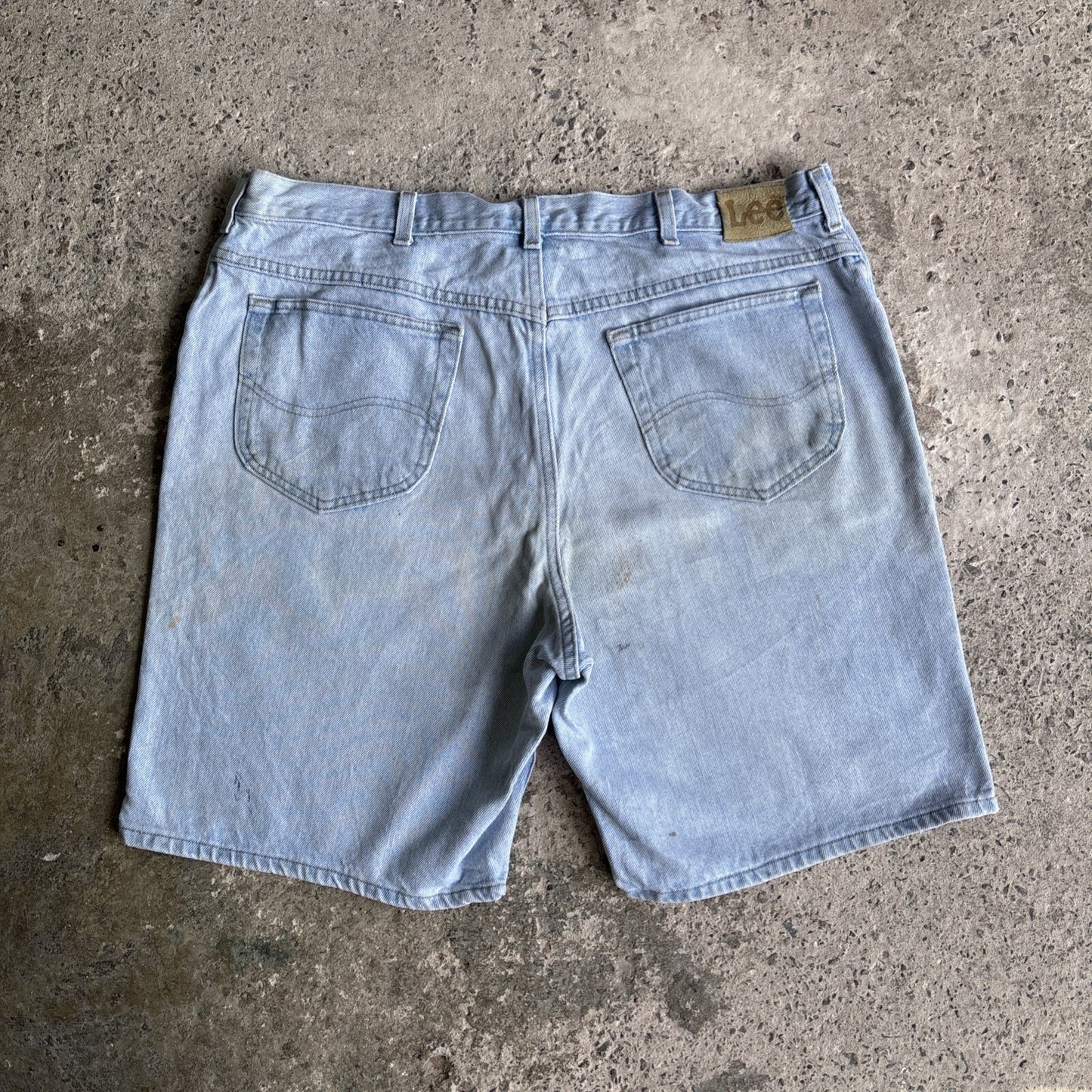 Light Blue Denim Lee Bermuda Jean Shorts | W42"