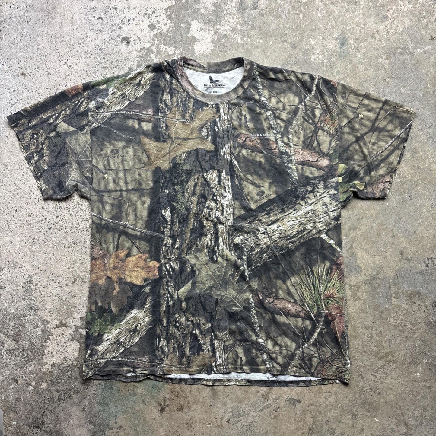 Field & Stream Real Tree Men’s T-shirt With Mossy Oak Print | XXL