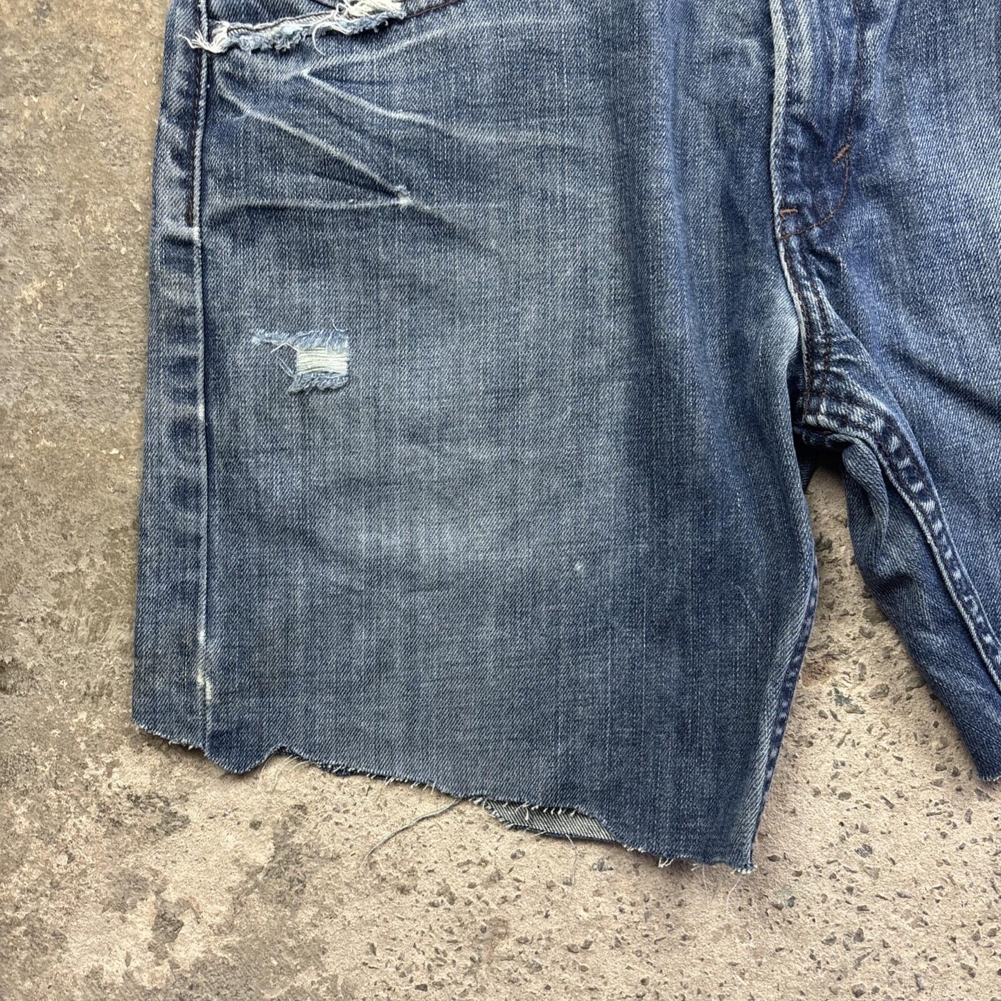 Blue Silver Tab Levi’s Denim Jean Shorts | W32"