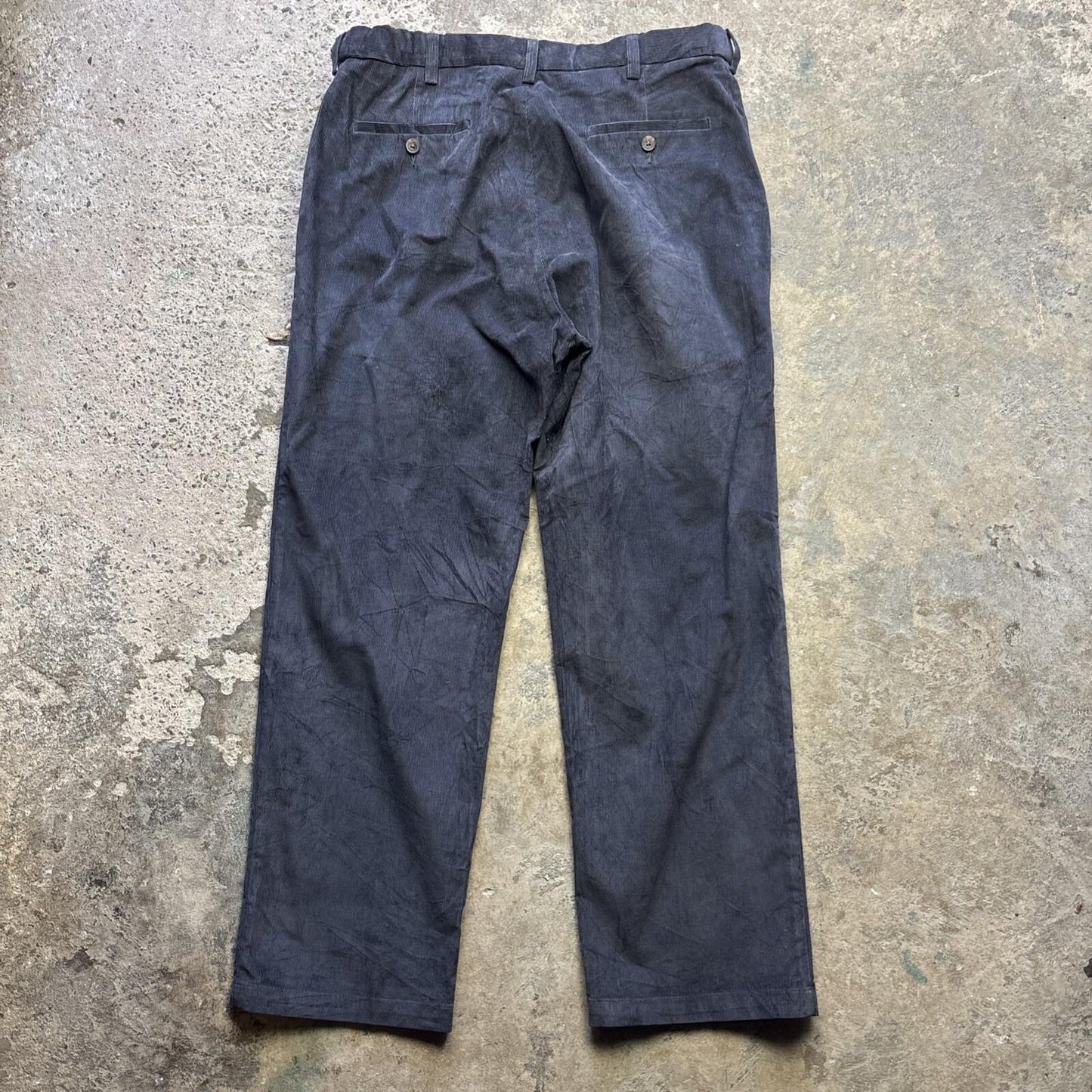 Dark Grey Haggar Corduroy Men’s Trousers - W30L29