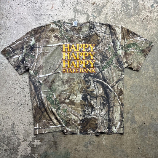 Realtree Graphic Men’s T-shirt With Bank Graphic  | XL