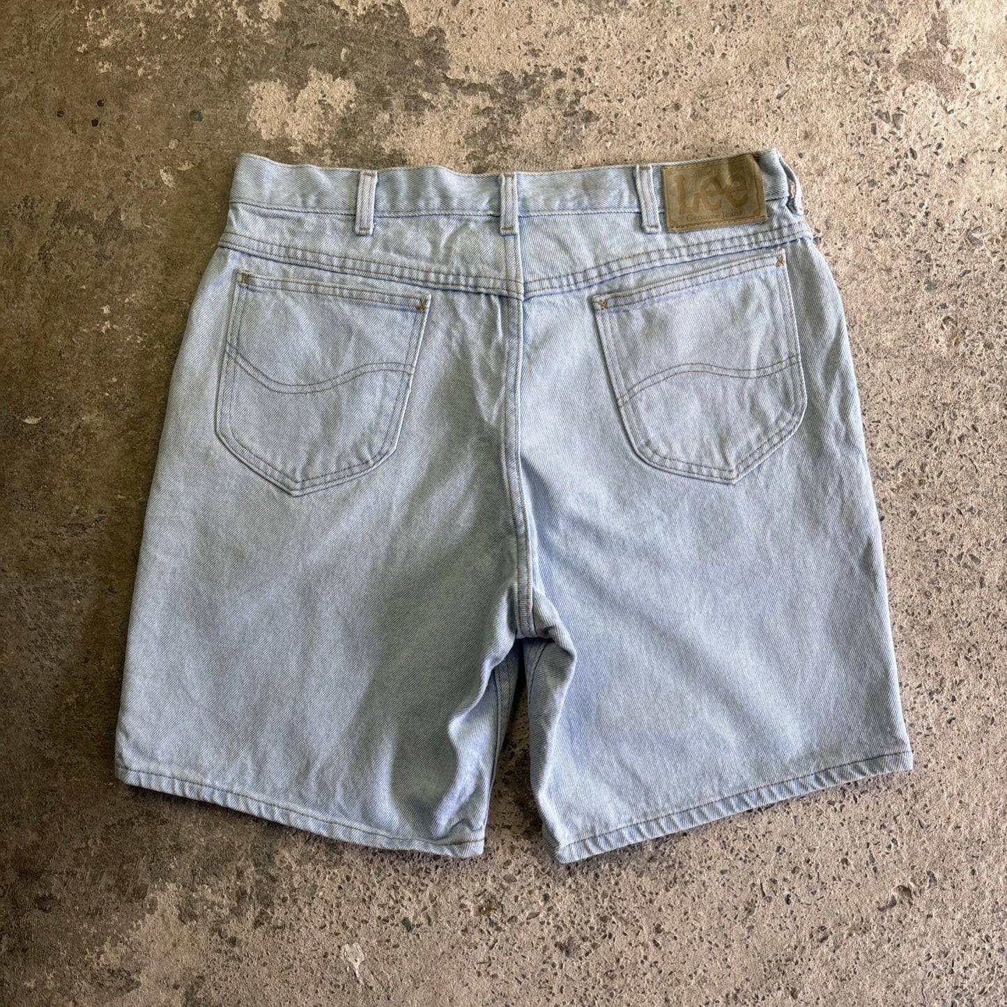 Light Blue Lee Denim Jean Shorts w/ Relaxed fit | W36