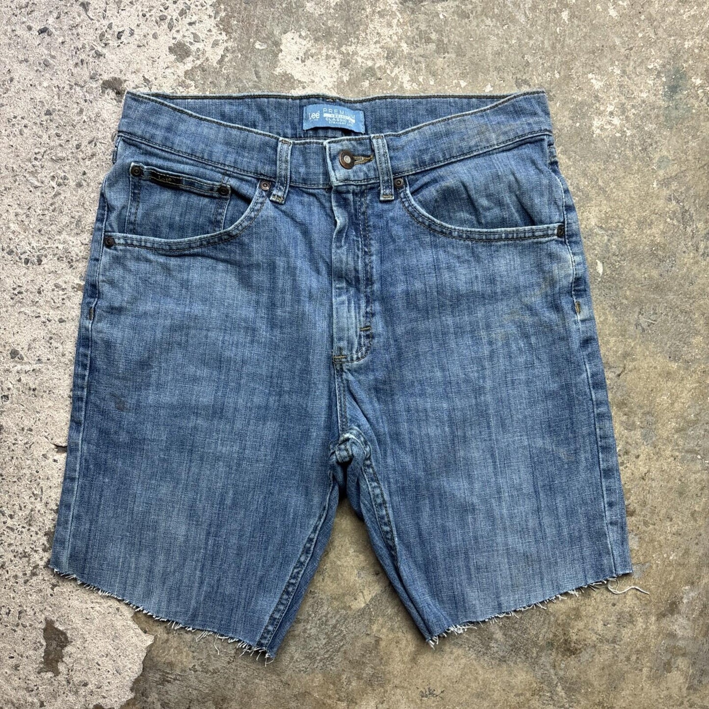 Premium Lee Denim Men’s Cut Off Shorts | W32