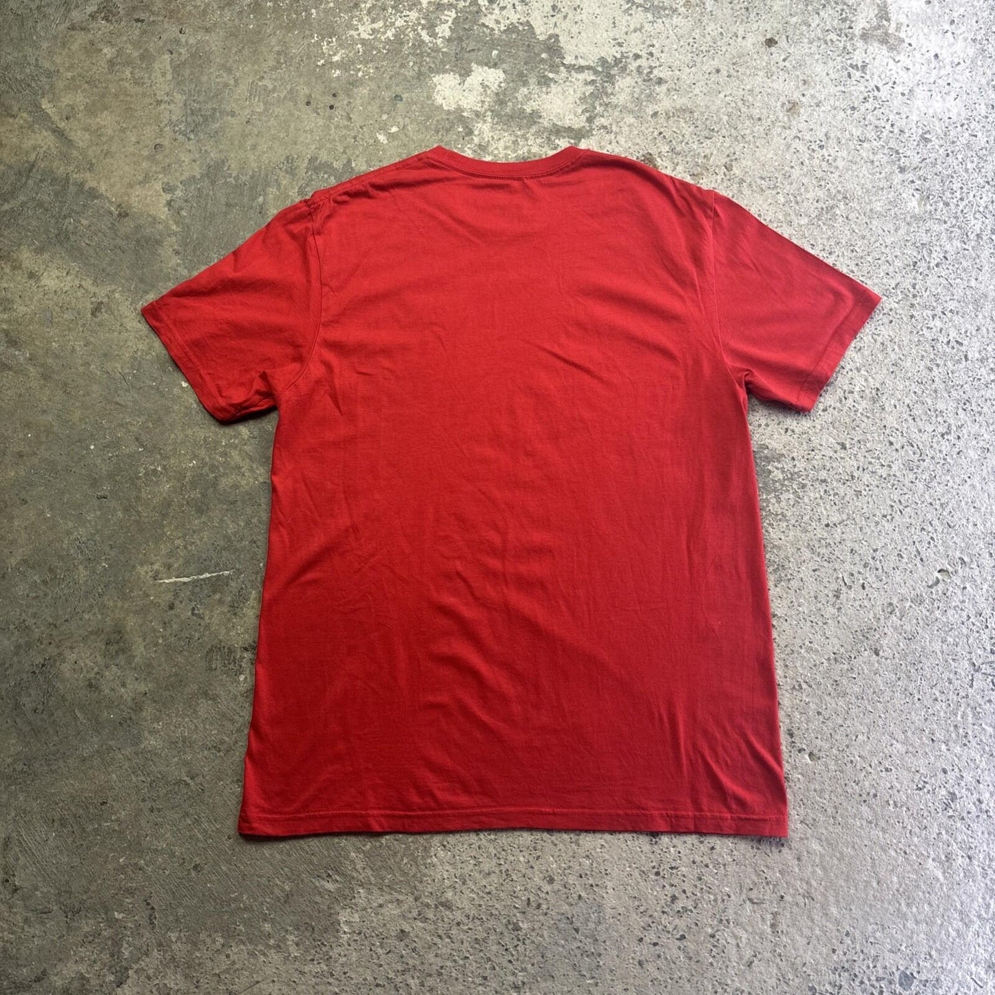 Red England Football Logo Print T-shirt | Size L