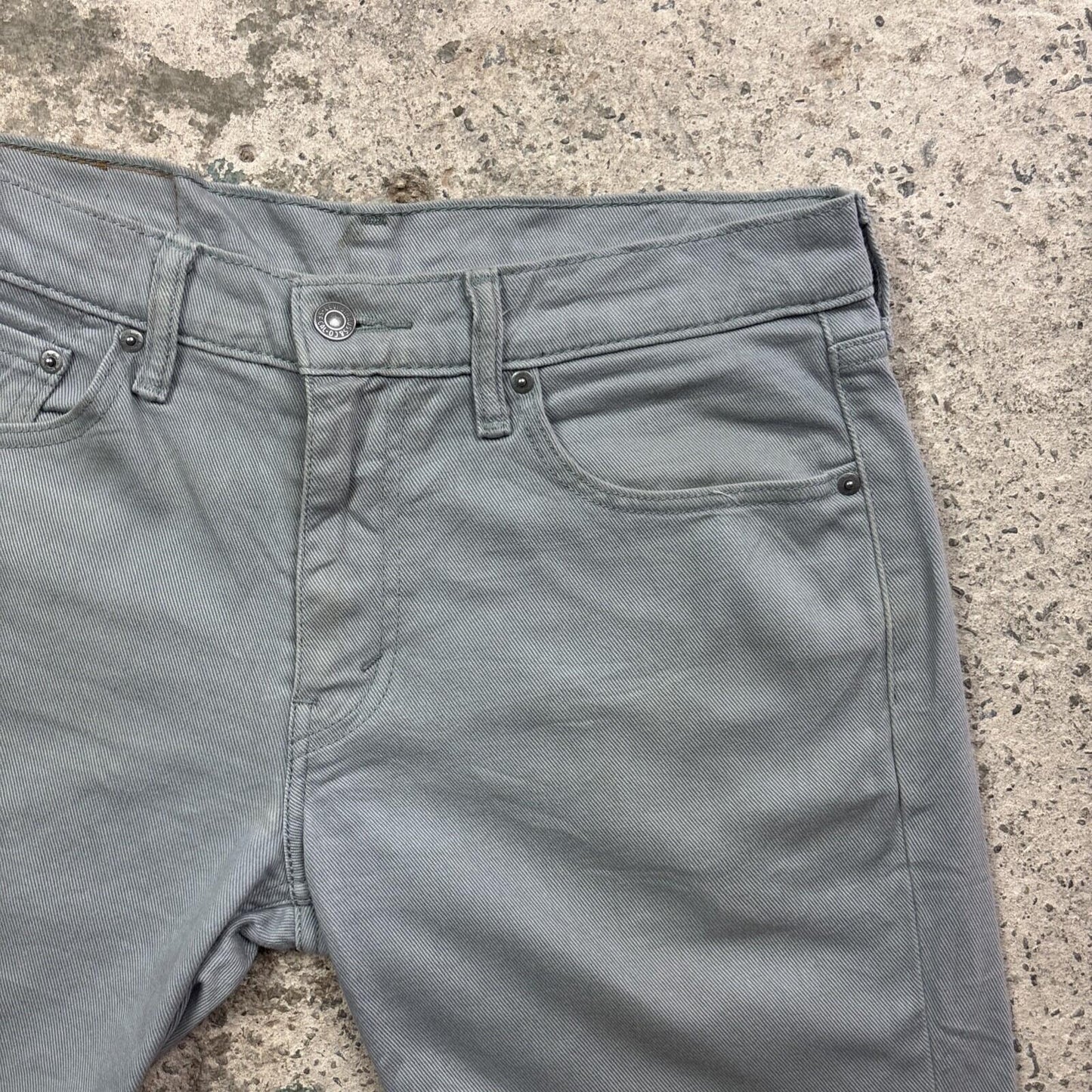 Grey Denim Levi’s 511 Cut Off Jean Shorts | W32"