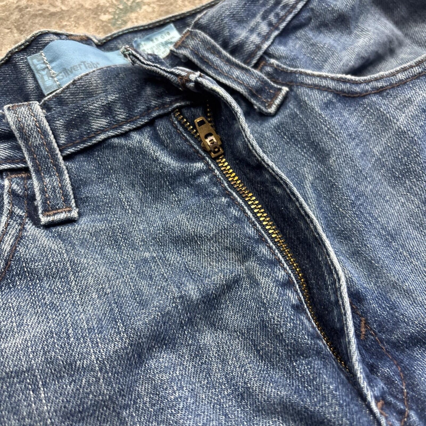 Blue Silver Tab Levi’s Denim Jean Shorts | W32"