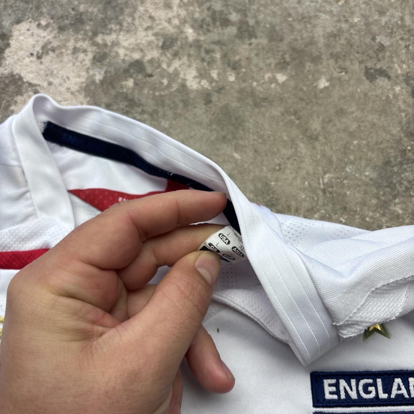 2005-07 England Home Football Shirt Men’s Size  L
