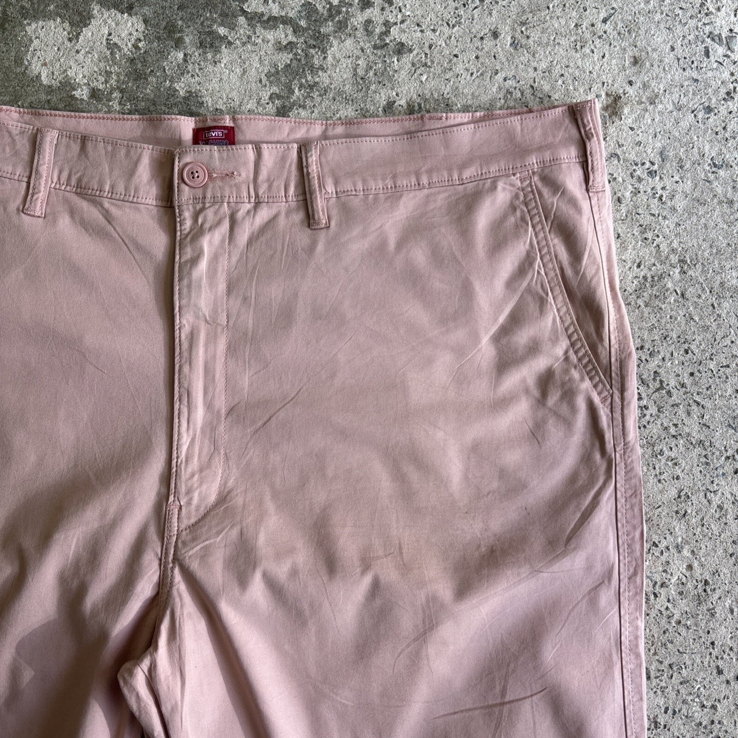 Pink Levis Cotton Chino Shorts | W44"