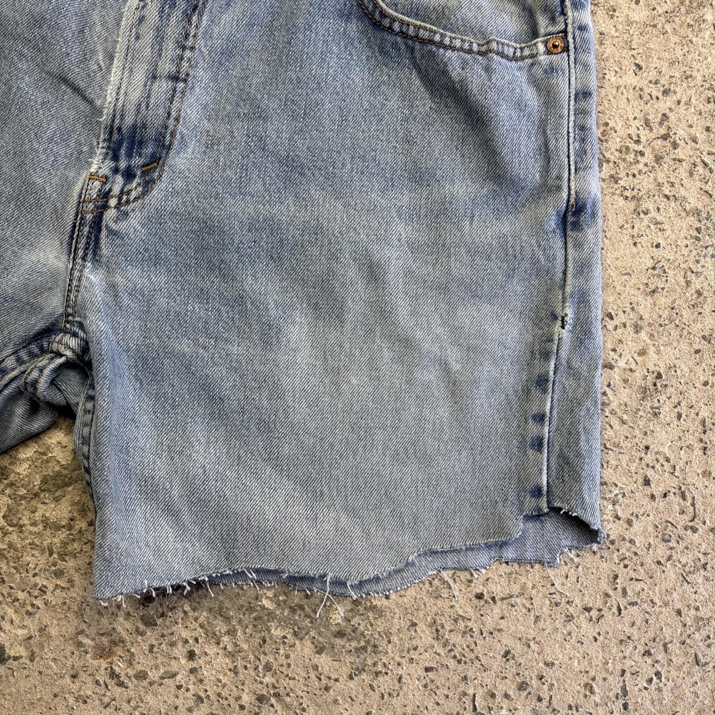 Blue Levi’s 505 Cut Off Denim Jean Shorts | W36"