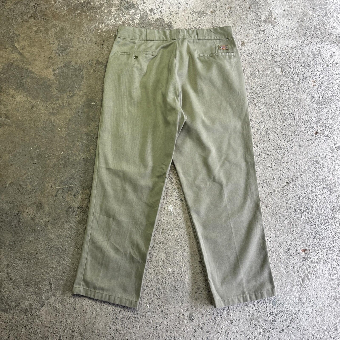 Cream Dickies 874 Original Fit Straight Pants | W36"