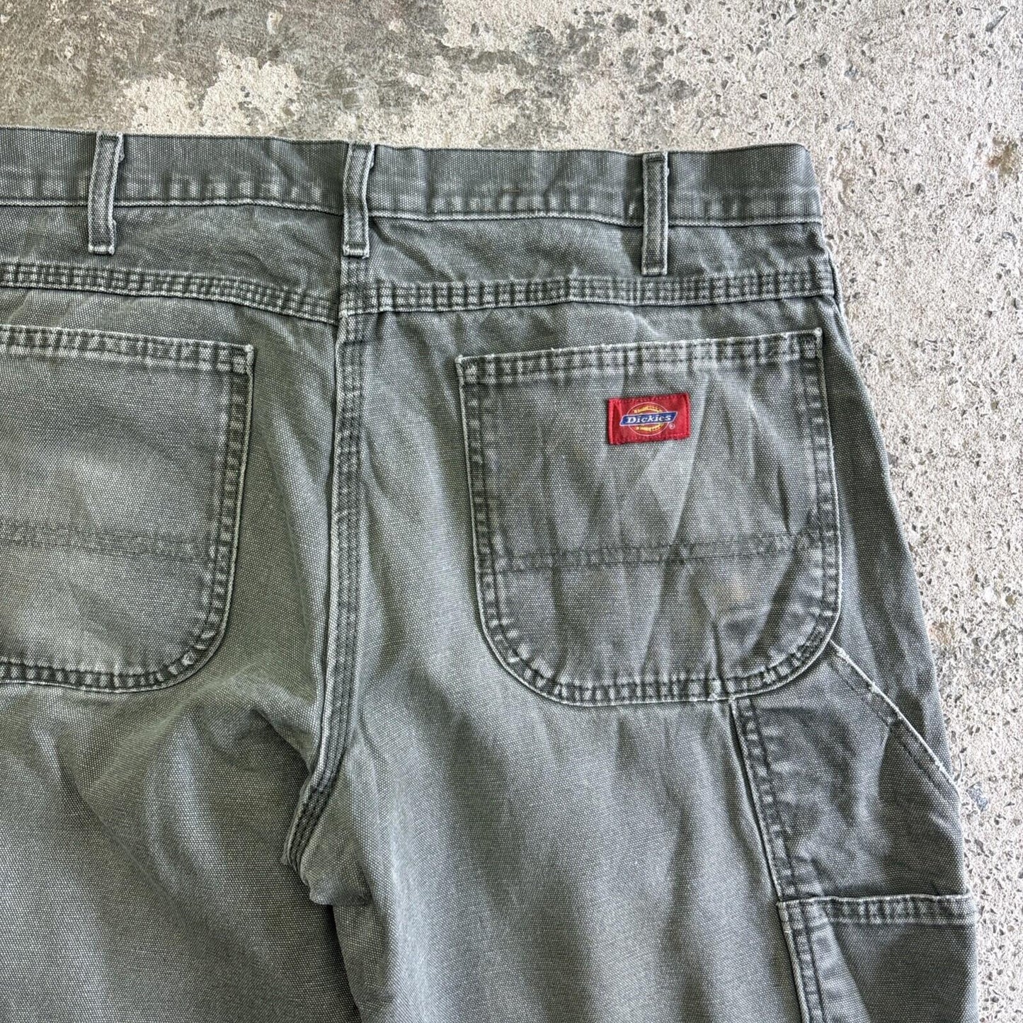 Grey Dickies Distressed Carpenter Pants | W36"