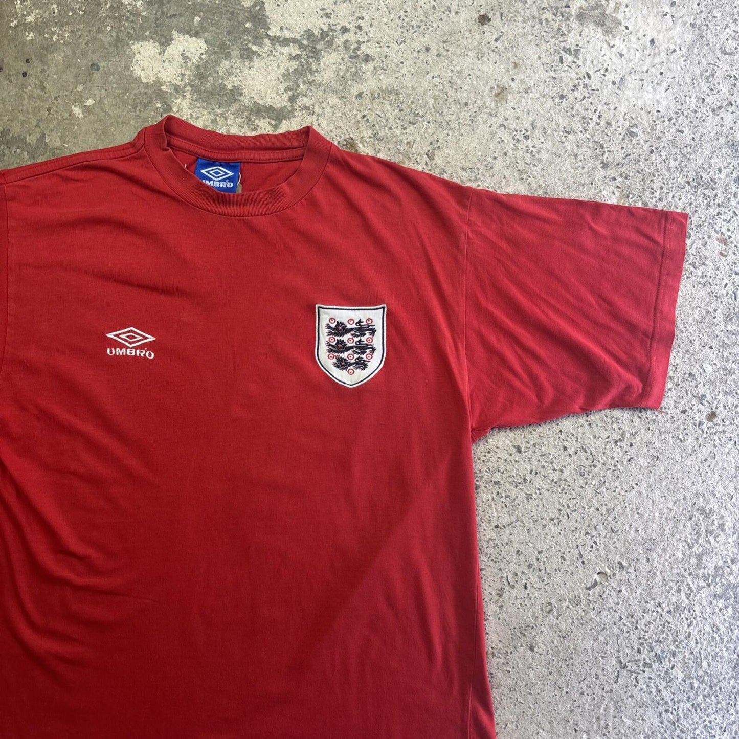 Vintage Umbro England Football 90s T-Shirt | Size: XL