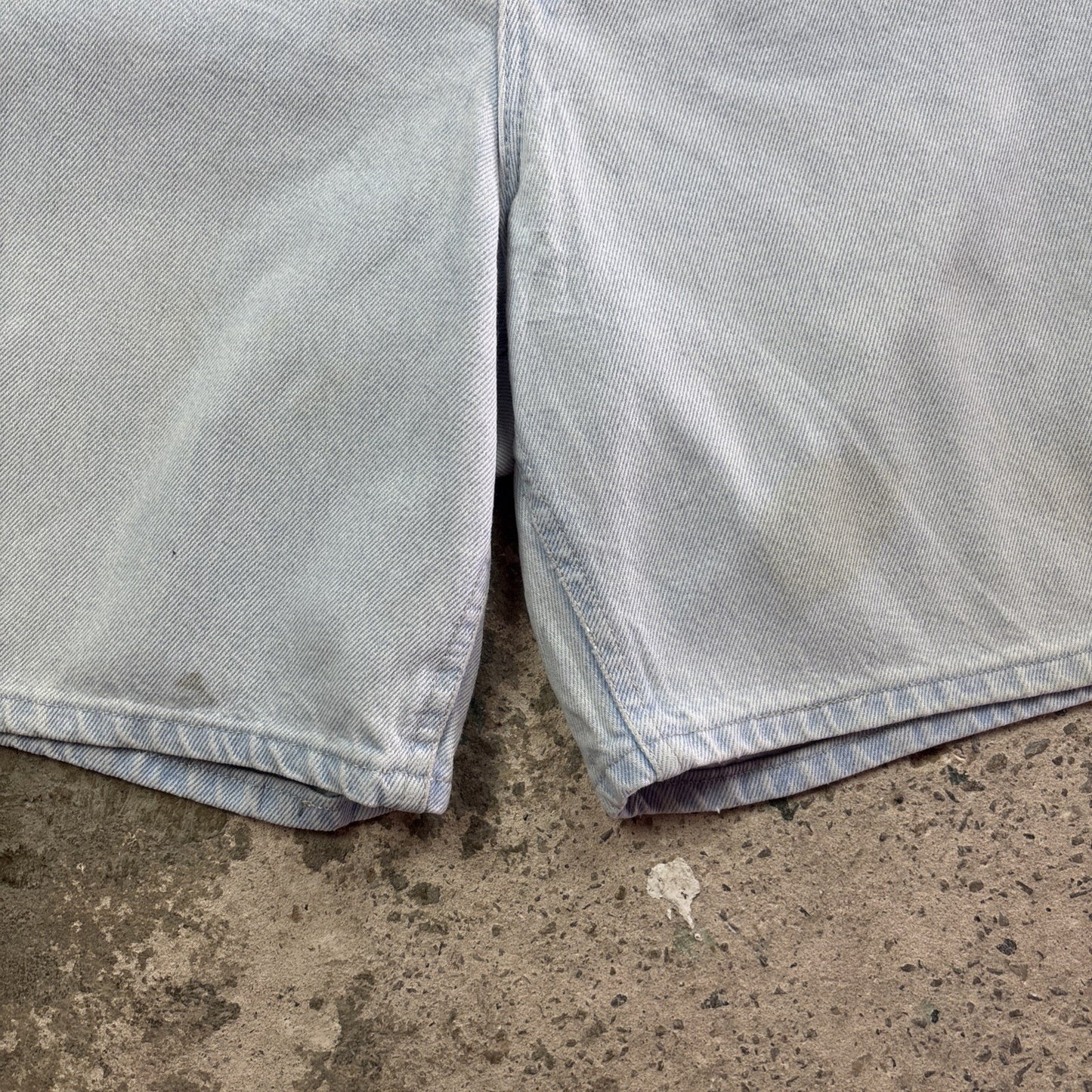Light Blue Denim Lee Jean Shorts | W32"