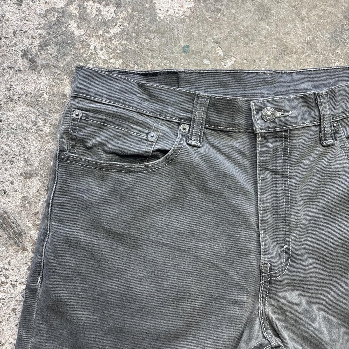 Grey Levi’s 511 Men’s Denim Cut Off Shorts - W36