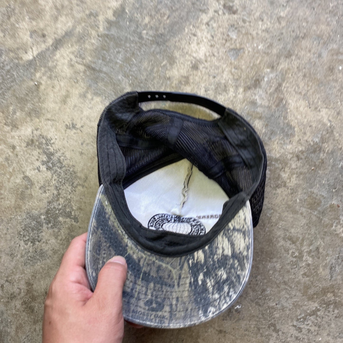 Real Tree And Black Trucker Cap | OS
